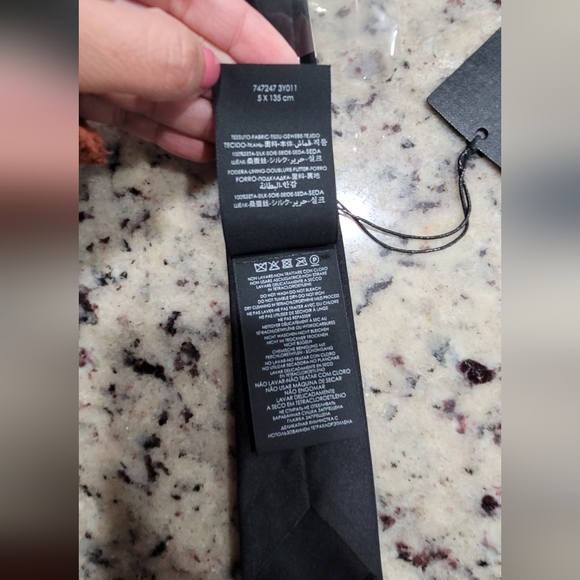 Saint Laurent Satin Tie (READ DETAILS) - Picture 4 of 9